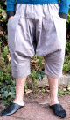 Pantalon Serwal confort en gabardine de coton pour homme - Taille S - Coloris gris