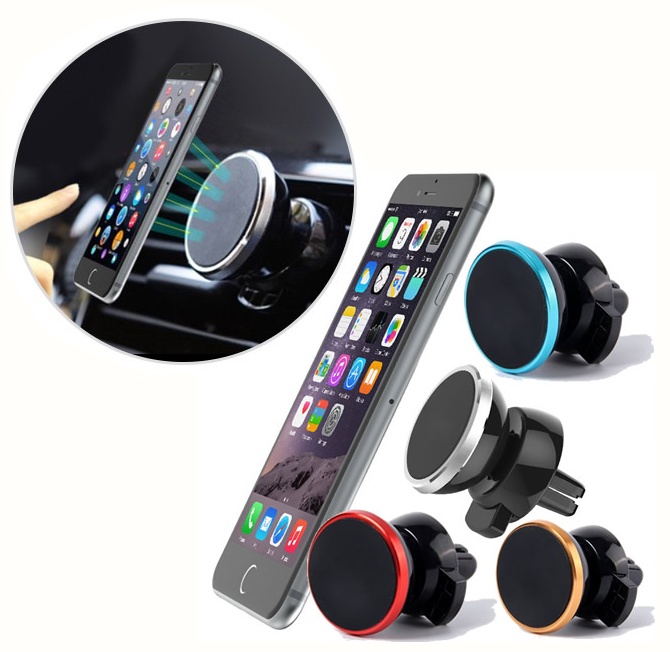 Support Téléphone magnétique universel pour voiture - Compatible mobiles  iPhone/Samsun sur