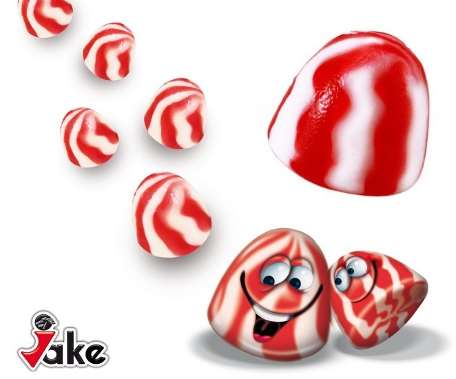 Bonbons fraise sauvage acide vrac - Jake | Douceurs du Palais
