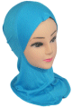 Hijab cagoule une piece couleur bleu ciel