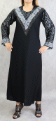 Abaya Dubai chic et moderne avec broderies et strass pour femme
