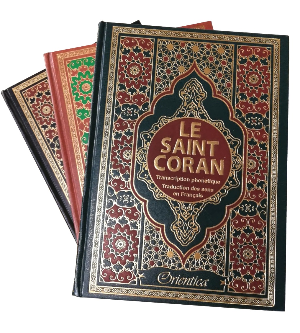 Le Coran français/arabe Grand format Noir doré.
