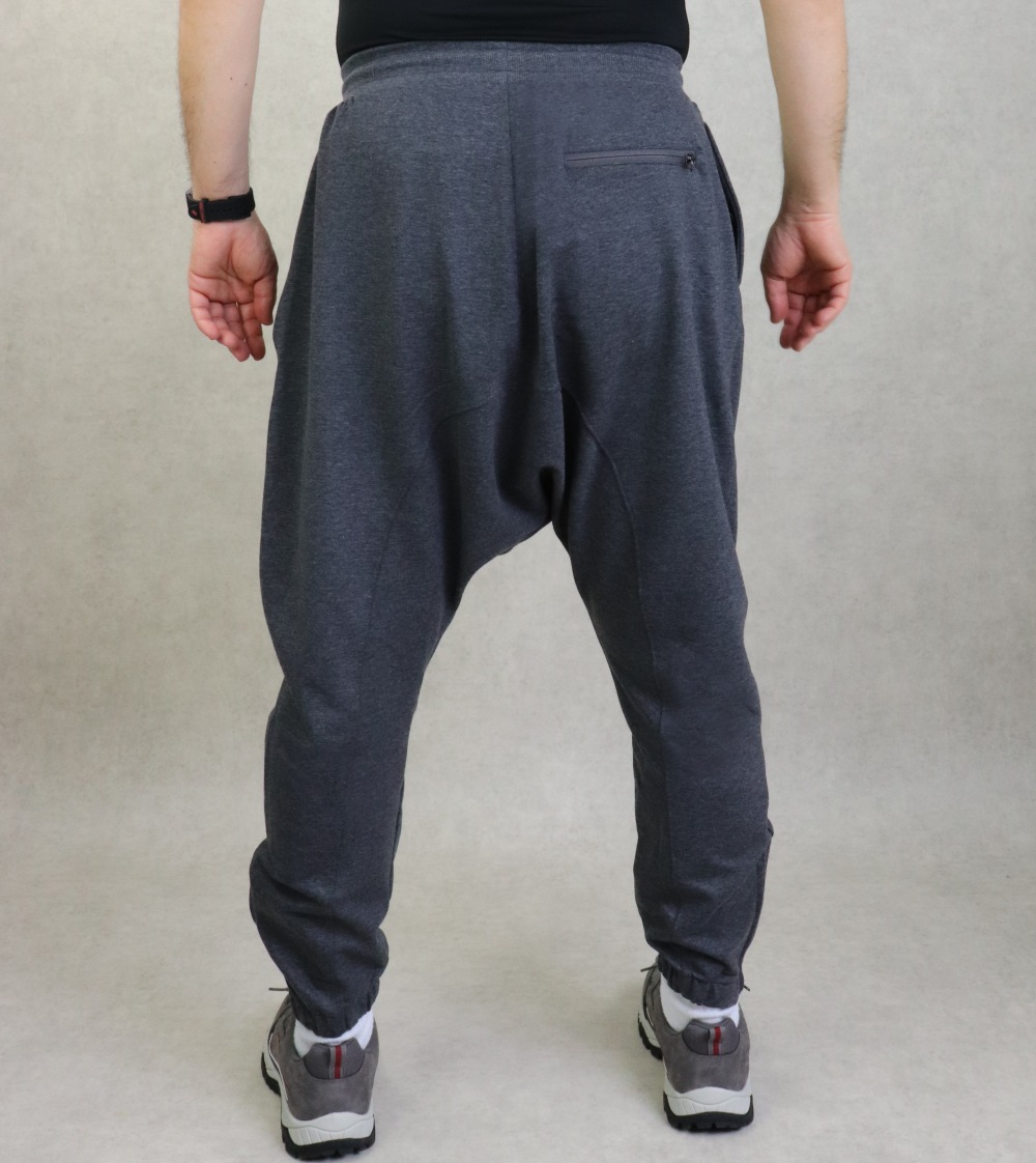 Pantalon Sarouel Jogging léger homme poches zip - Sarouel Best Ummah -  Couleur Gris foncé chiné - Prêt à porter et accessoires sur