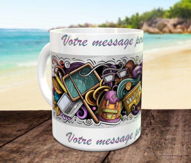 mug à personnaliser avec message, mug en cadeau pour enfants