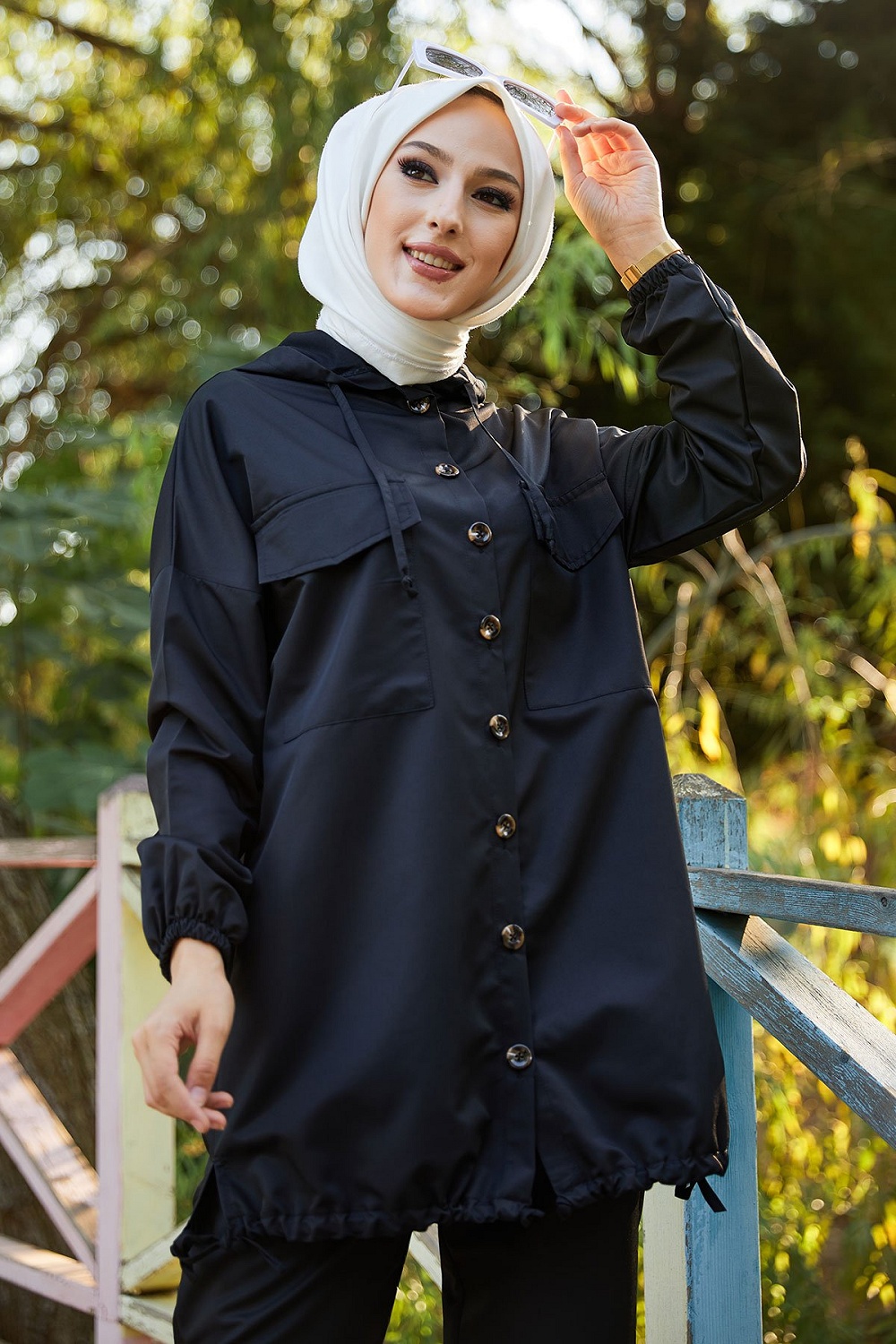 Ensemble casual femme veste et pantalon (Vetement Hijab) - Couleur