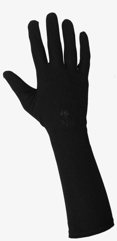 Paire de gants noirs pour femmes idéal pour jilbab (Gant femme jilbeb) .