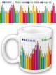 Mug Personnalise (prenom, message, etc.) : Crayons de couleur (pour enfants)