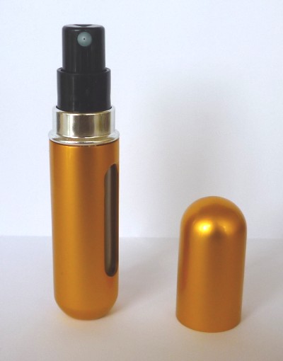 Mini-atomiseur de parfum pour Voyage (Bouteille vaporisateur vide en  aluminium) - Doré - Cosmétique sur