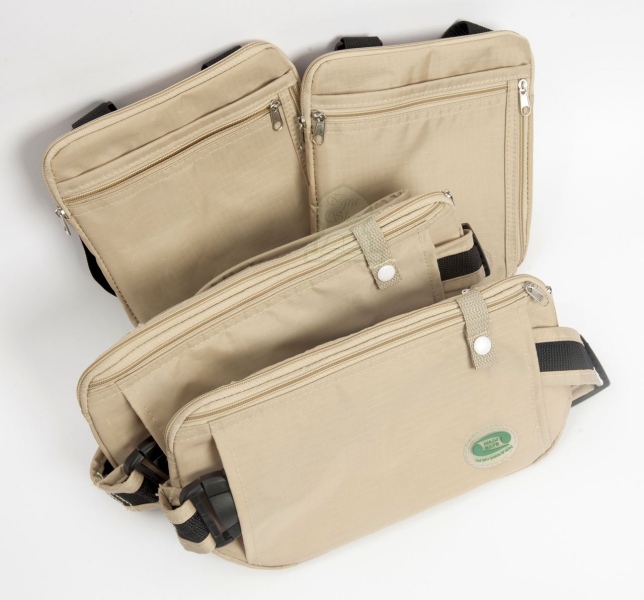 Ceinture Ihram Blanche Avec Poches - Sac Banane Réglable Pour Hajj Et Omra - Pratique Et Sécurisée