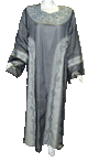 Robe de soiree Jamila grise (Taille L)