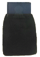 Gant de gommage noir pour hammam (Leffa/Loofah)