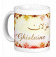 Mug prenom arabe feminin "Ghislaine" -